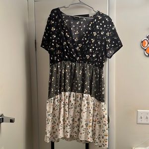 SHEIN curve flowy dress